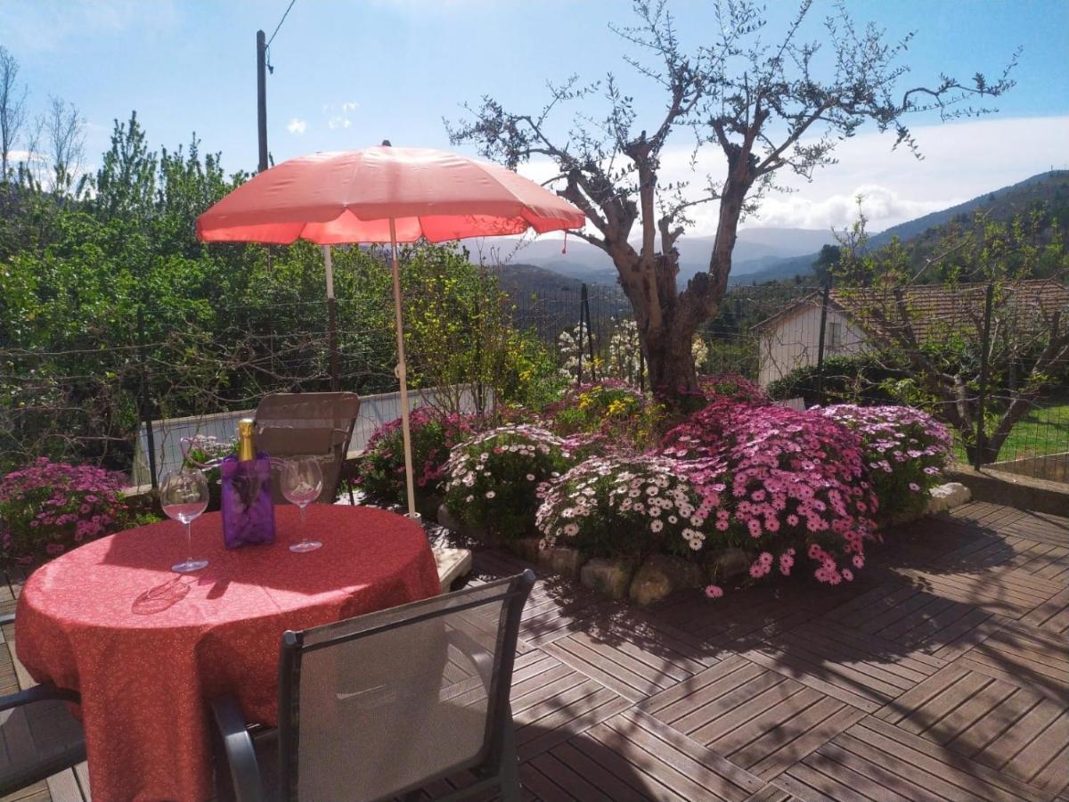 Studio le romantique à 20 kms de Nice Bendéjun Esterno foto