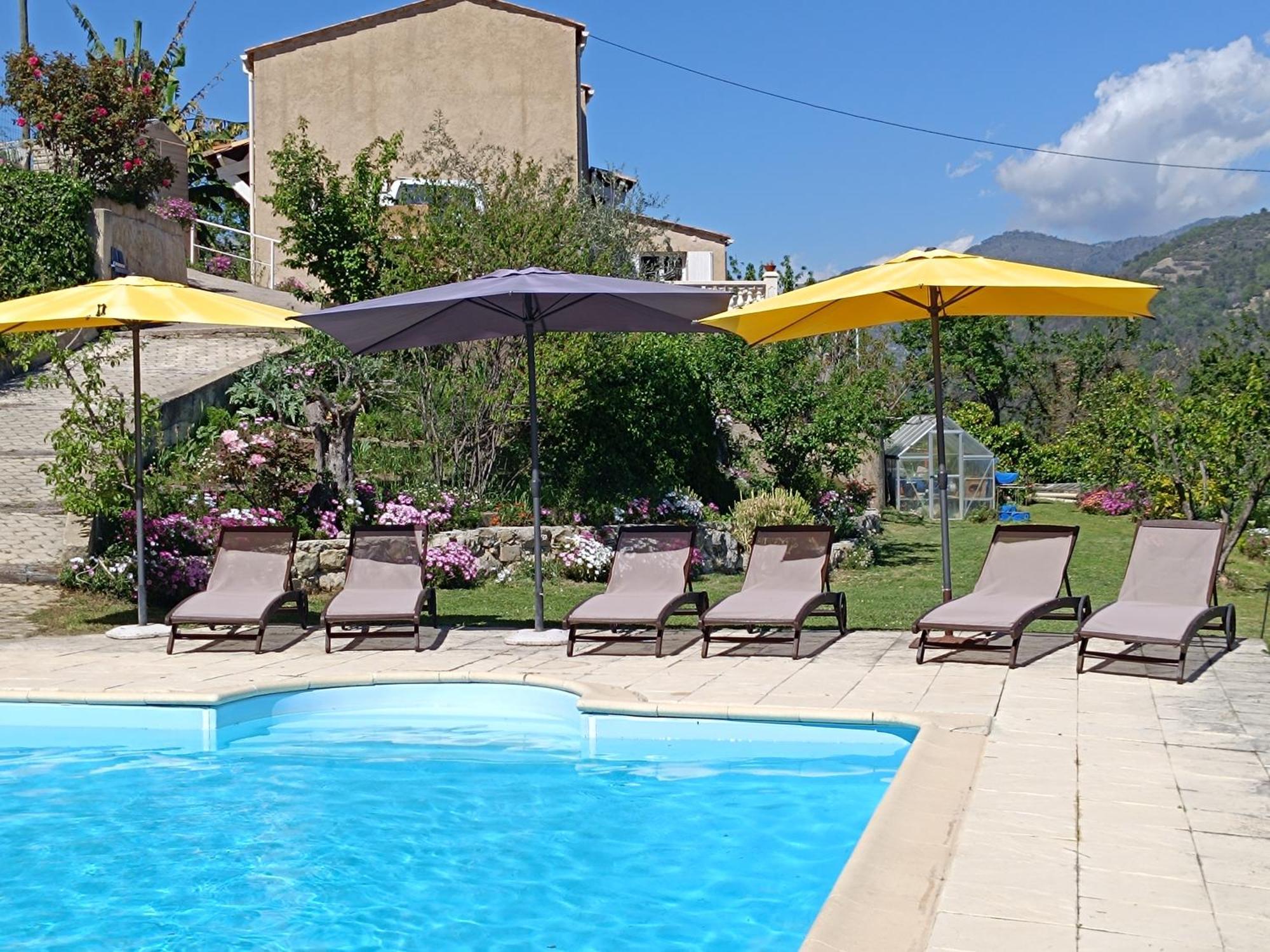 Studio le romantique à 20 kms de Nice Bendéjun Esterno foto